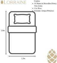 Manta Micro Solteiro 200X150 Fun Não Alérgica Princesas