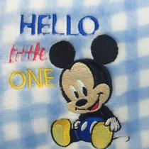Manta Microfibra Bordada Jolitex Mickey Mouse Licenciado