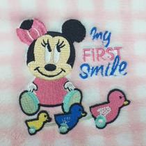 Manta Microfibra Bordada Jolitex Minnie Mouse Licenciado