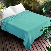 Manta Microfibra Dyuri Lisa 180x210cm Verde Claro - Jolitex