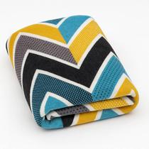 Manta Microfibra Estampada Casal 180X200 Admirare Ziguezague