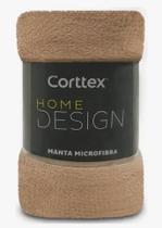 Manta microfibra home design lpb fatex casal bege