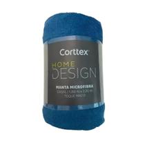 Manta Microfibra Inverno Flannel Casal Home Design 1,80m x 2,20m Corttex Aveludada