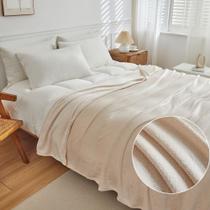 Manta Microfibra Lisa King Soft Macia Areia