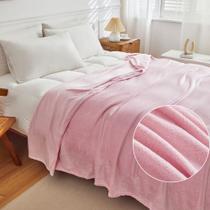 Manta Microfibra Lisa King Soft Macia Rosa Lotus - BETT DESIGN