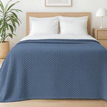 Manta Microfibra Liss Habitat Casal 200x220cm - Liss Oceano
