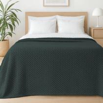 Manta Microfibra Liss Habitat King 240x260cm - Liss Verde