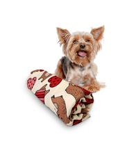 Manta Microfibra Pet Cachorro Estampa Urso Corações 70x100