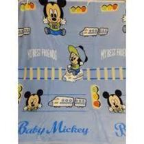 Manta Microfibra Soft Bebe Jolitex Mickey Azul