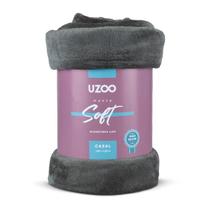 Manta Microfibra Soft Casal 180x220cm Uzoo Toque Peluche