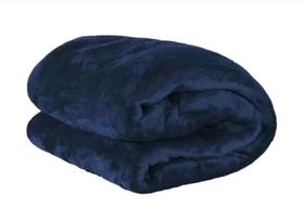 Manta Microfibra Solteiro infantil azul