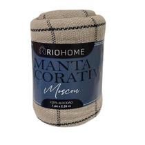 Manta Moscou 100% Algodão C/ Cinta 1,66x2,35 Ref MAN001 Manta Moscou 100% Algodão C/ Cinta 1,66x2,35 Ref MAN001