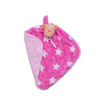 Manta NANINHA BABY JOY FUNNY ESTRELA ROSA - Microfibra 100% Poliéster Manta NANINHA BABY JOY FUNNY ESTRELA ROSA - Microfibra 100% Poliéster