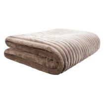 Manta Neo Mares Solteiro Bege 150X220cm - Camesa