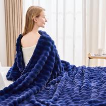 Manta NEWCOSPLAY Faux Fur Dark Navy 550 GSM (130 x 150 cm)