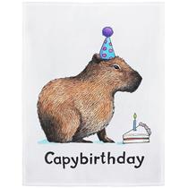 Manta OHTMTHO Capybirthday Capybara 150 x 200 cm Poliéster