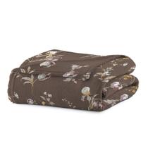 Manta outlet estampada floral c/ cinta lasa 180 cm x 200 cm sortido