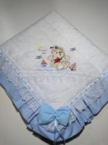 Manta para bebê acolchoada de menino grippir / saída de maternidade