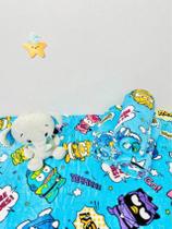 Manta para Bebê Cobertor Infantil Microfibra Estampada 0,80cm X 1,00cm