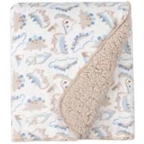Manta para Bebé de Forro Polar Sherpa Reversible 89x76 cm