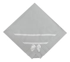 Manta Para Bebê Maternidade Algodão Com Laço Menino Menina