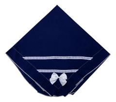 Manta Para Bebê Maternidade Algodão Com Laço Menino Menina