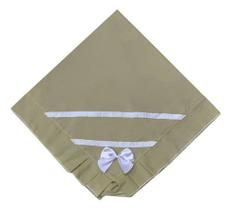 Manta Para Bebê Maternidade Algodão Com Laço Menino Menina