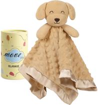 Manta para Bebé MOVEPAI Cachorro de Peluche Suave de 41 cm Manta de Seguridad