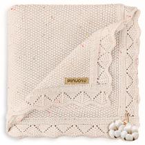 Manta para Bebé Pinuotu de Punto 100% Algodón 102x79 cm