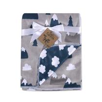 Manta para Bebé Reversible de Sherpa y Polar 89x76 cm