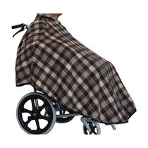 Manta para cadeira de rodas HOONHERY em fleece, semienvolvente, marrom Manta para cadeira de rodas HOONHERY em fleece, semienvolvente, marrom
