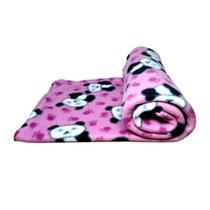 Manta Para Cães - Manta Soft Rosa Panda M Manta Para Cães - Manta Soft Rosa Panda M