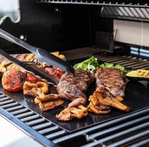 Manta para Churrasqueira de Teflon para Grill e Churrasco 40x33cm Anti Aderente Churrascos Manta para Churrasqueira de Teflon para Grill e Churrasco 40x33cm Anti Aderente Churrascos