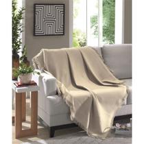 Manta para Decoração Sofá 100 Algodão Marrocos Bege Dohler - Döhler Manta para Decoração Sofá 100 Algodão Marrocos Bege Dohler - Döhler