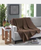 Manta para Decoração Sofá 100% Algodão Marrocos Marrom Dohler - Döhler Manta para Decoração Sofá 100% Algodão Marrocos Marrom Dohler - Döhler