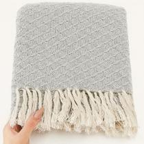 Manta para Sofá 2, 3 ou 4 Lugares Luxo 2,50 x 2,40 m Capa Protetora Sofá Decorativa 100 Algodão Manta para Sofá 2, 3 ou 4 Lugares Luxo 2,50 x 2,40 m Capa Protetora Sofá Decorativa 100 Algodão