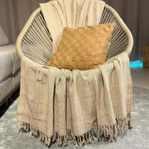 Manta para Sofá 4,00x1,80 King Size Gigante Capa de Sofa Cama Grande de 2 e 3 Lugares Tecido Grosso Cor:Caramelo Mesclad