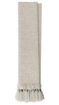 Manta Para Sofá Bege Cru Luxo Jacquard Linho Decoração Sala Moderna