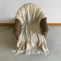 Manta Para Sofá Cama Casal Gigante 100% Algodão Protetora e Decoração