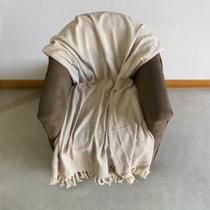 Manta Para Sofá Cama Solteiro 100% Algodão Protetora e Decoração