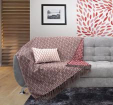 Manta Para Sofá Dupla Face Jacquard Libia Missoni Lacre