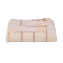 Manta Para Sofá E Cama Decorativa Protetora 140x120m Cor Rafia