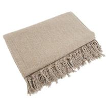 Manta Para Sofá Em Algodão Caramelo Mesclado 2,40 X 1,80 Manta Para Sofá Em Algodão Caramelo Mesclado 2,40 X 1,80