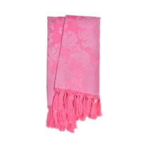Manta para sofá em Tecido Jacquard Rosa Pink Chiclete Medalhão Tradicional Manta para sofá em Tecido Jacquard Rosa Pink Chiclete Medalhão Tradicional