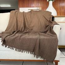 Manta Para Sofa Gigante Casal Luxuosa De Canto 2,40m x 1,80m Algodão