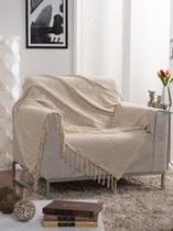 Manta Para Sofá Italiana Off White - 135x150cm