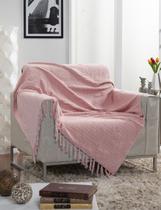Details 48 manta para sofá rosa claro