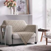 Manta para Sofá Jacquard CasaBlanca 1,40m x 2,10m - Adomes