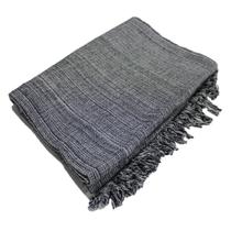 Manta Para Sofá Luxo Gigante 120x210 Tipo Capa De Sofá Protetora Cor:Preto Mesclado