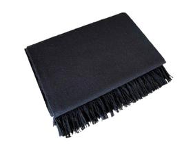 Manta Para Sofa Luxo Gigante Preta Decorativa 2,40m x 1,80m